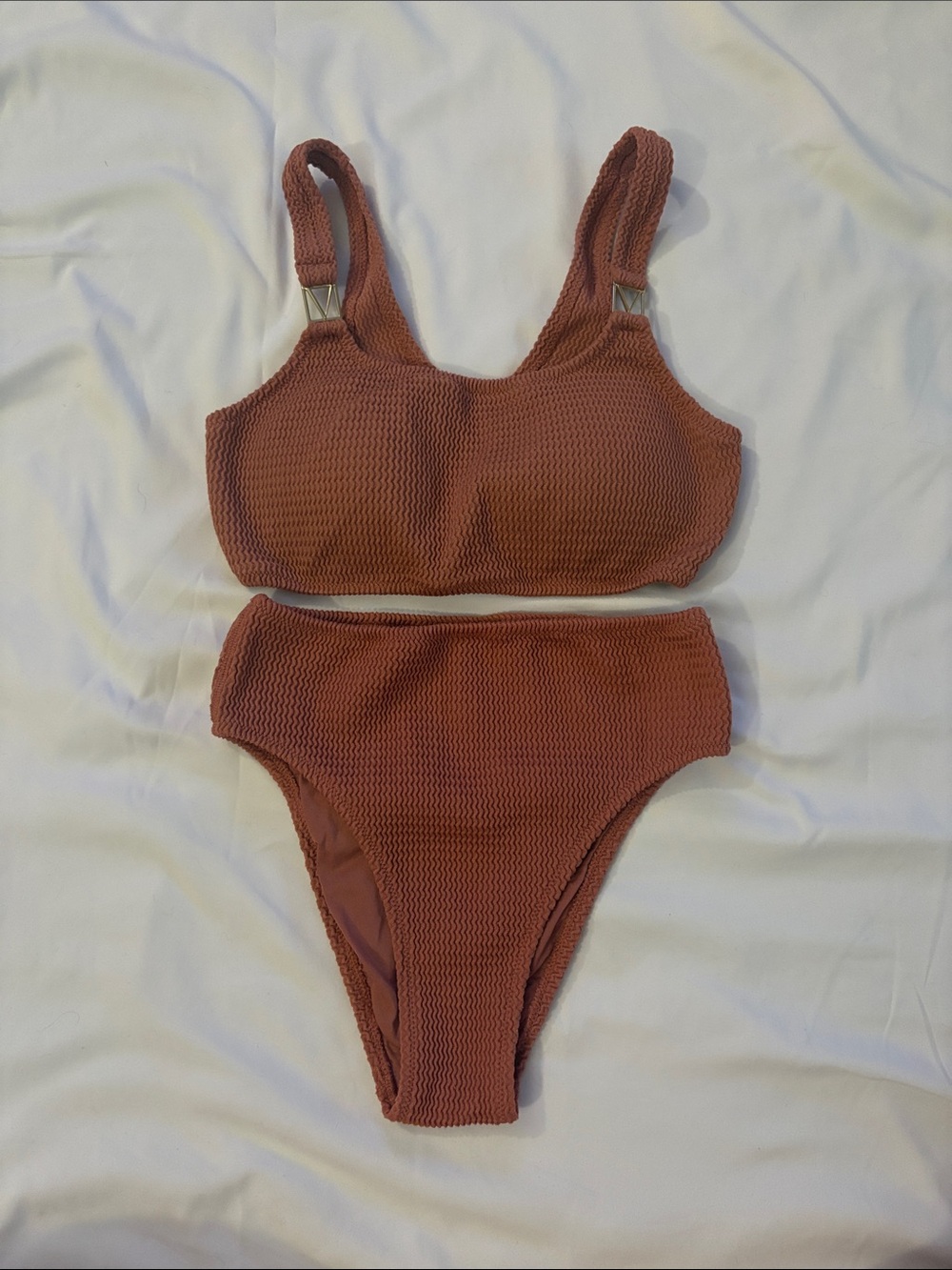 Victoria's Secret Textured Rust Bikini Set